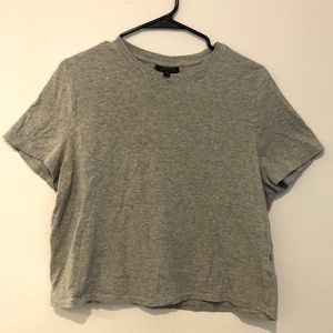 Gray Topshop Crop Top